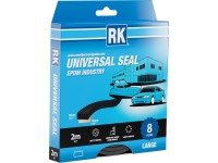 Univerzální samolepicí těsnění EPDM, černá 8 x 15 mm 2 m